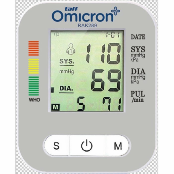 Taff Omicron Electronic Blood Pressure/Pengukur Tekanan Darah -Rak289