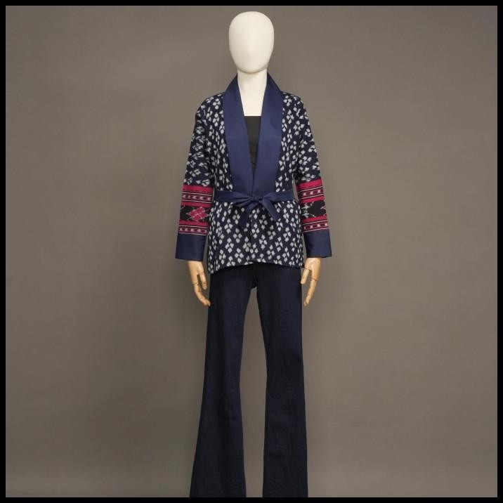 terbaru kimono outerwear kimono wanita kimono tenun ikat baju wanita etnik 02 best seller