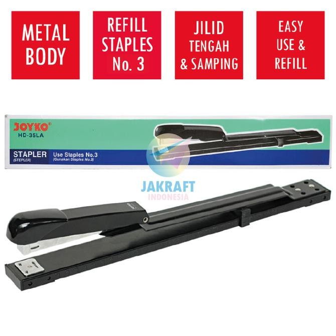 

Ori - Stapler Staples Hekter Panjang JOYKO HD-35LA Jilid Tengah Buku