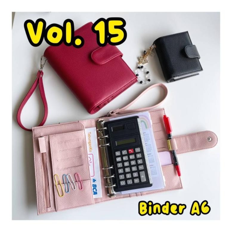 

DESPO YUMEPROJECT VOL.15 BINDER A6 RING 6 KEUANGAN SET AESTHETIC KOREA ZIPLOCK KULIT SINTETIS IMPORT YUME PROJECT