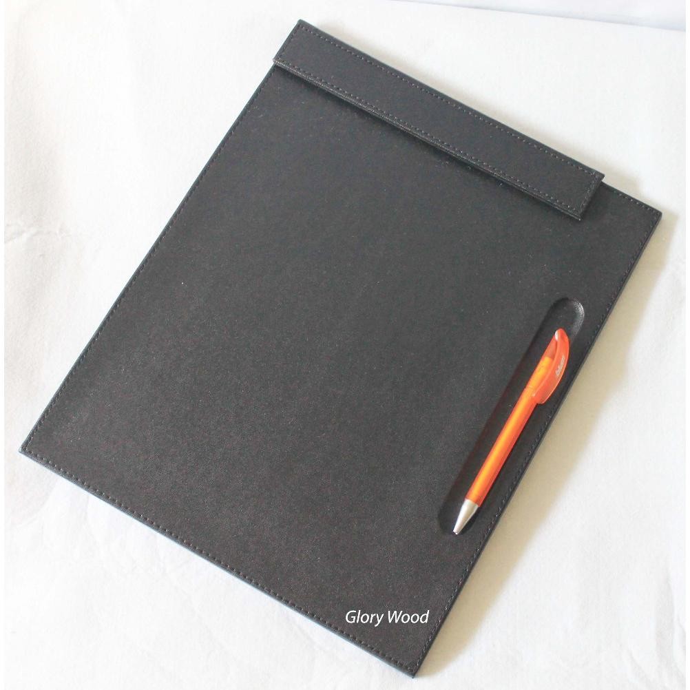 

ANGELO NOTEPAD LEATHER ALAS KERTAS A4 MEETING PAD OFFICE HOTEL NOTE