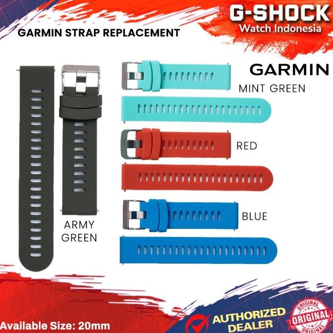 Strap Rubber Tali Karet Jam Garmin Forerunner 245 Fr 245 Fr245 20Mm