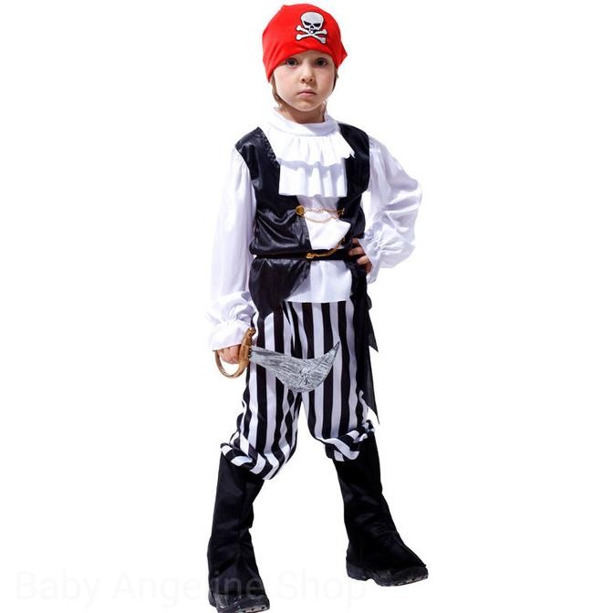 PIRATE costume toddler cosplay kostum anak BAJAK LAUT balita halloween