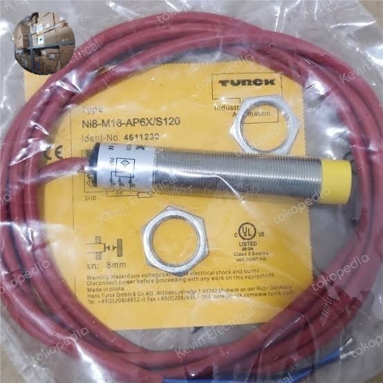 

Turck Ni8-M18-AP6X/S120 4611230 PNP NO
