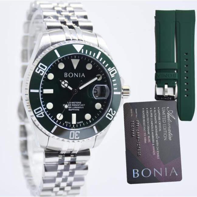 Baru Jam Tangan Bonia Pria Ori / Jam Cowok Model Militer Original