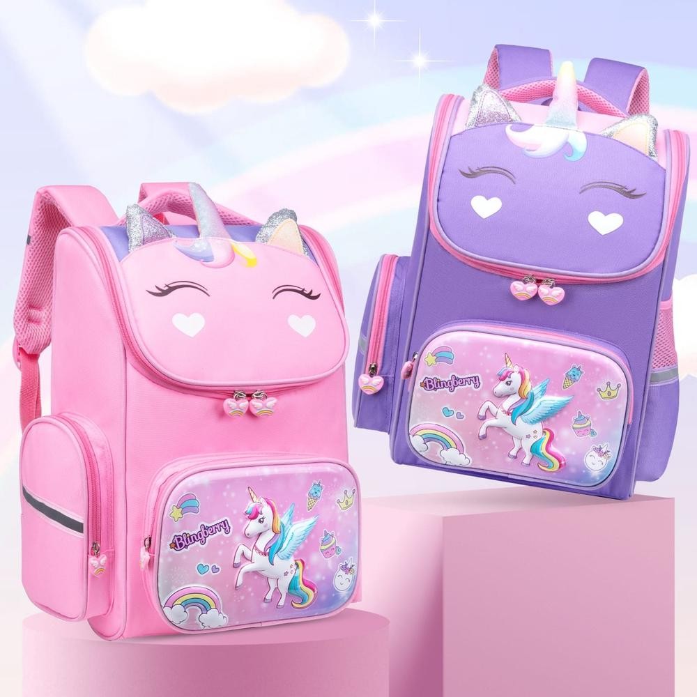 CR - Tas Ransel Unicorn anak perempuan SD ransel sekolah anak unicorn tas gendong anak cewek SD rans