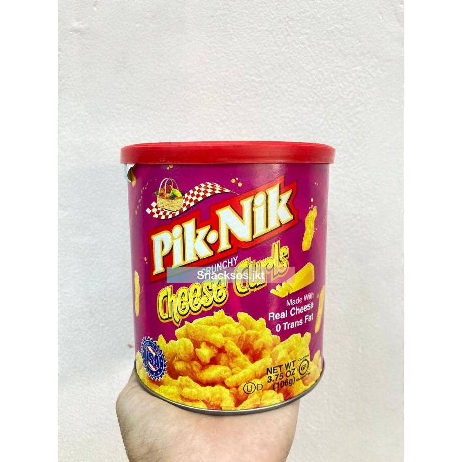 

stav pik nik puffs cheese balls / cheese curls - piknik real cheese