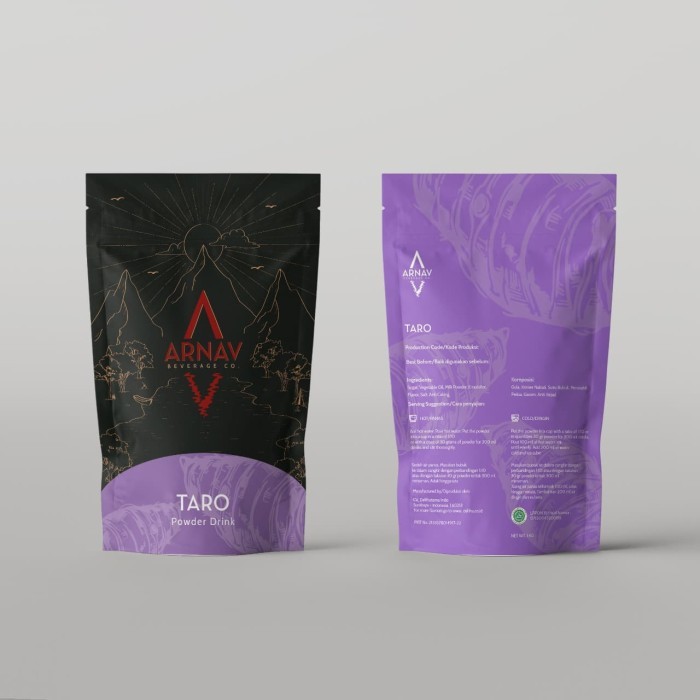 

ARNAV POWDER DRINK TARO - BUBUK MINUMAN TALAS UNGU PREMIUM 1 KG