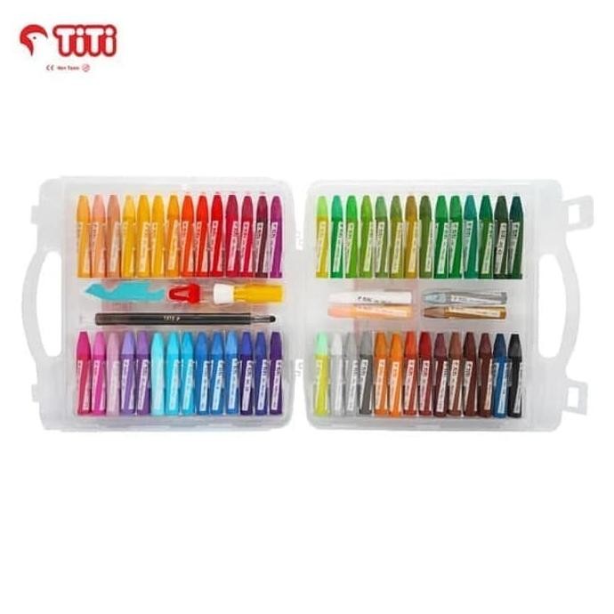 

Oil Pastel / Krayon Minyak TiTi TI-P-55S / 55 Warna / Colors