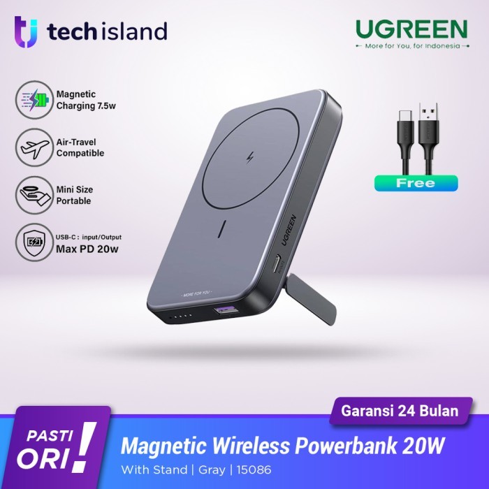 Ugreen Wireless Magnetic Powerbank Magsafe 20W PD Fast Charging Mini