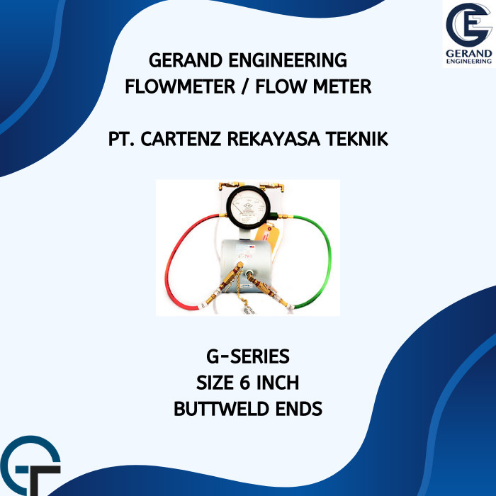 TERBARU Flowmeter / Flow Meter Gerand Original US, Buttweld, 6 Inch , NEW PROMO