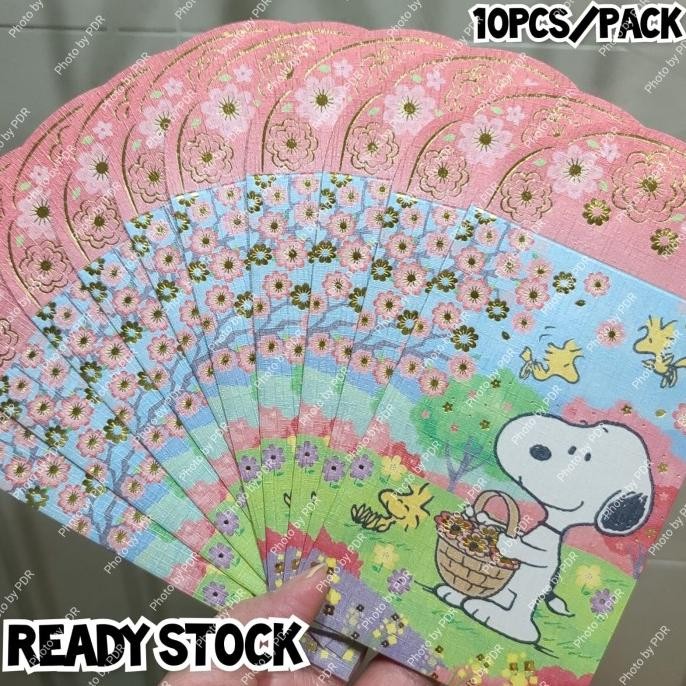 

Amplop Ampao Angpao Isi 10 Snoopy Original Flower Basket