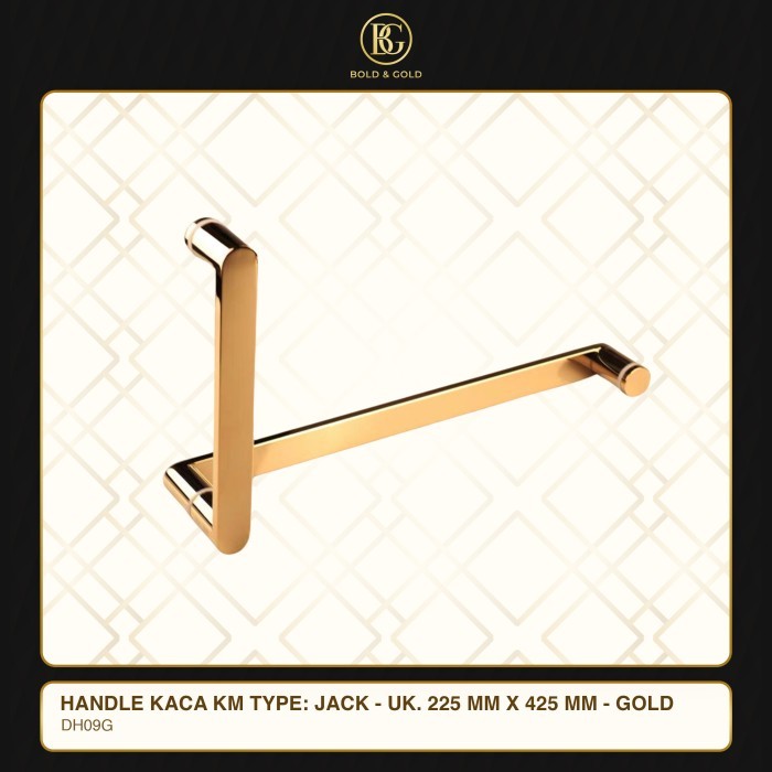 TERBARU - HANDLE KACA KAMAR MANDI - GOLD MINIMALIST - PEGANGAN KACA
