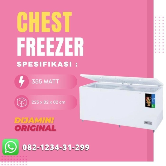 CHEST FREEZER RSA CF 1200 KULKAS BOX 1000 LITER ORIGINAL