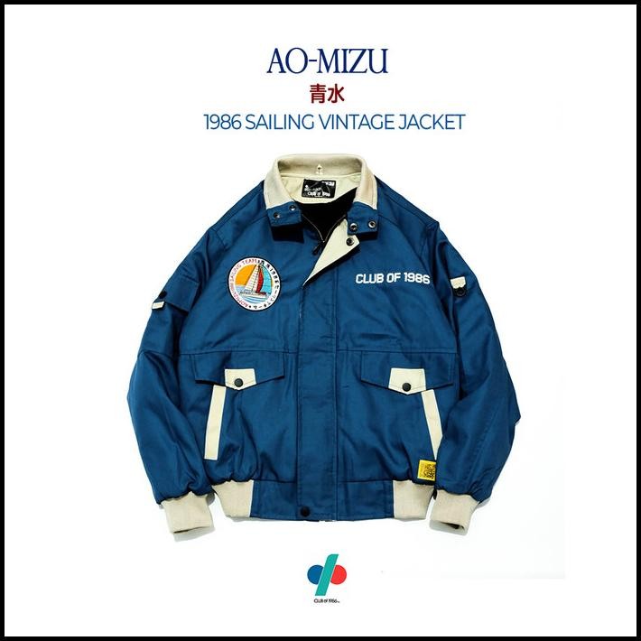 terbaru aomizu club of 1986 sailing vintage jacket / jaket jepang aesthetic promo