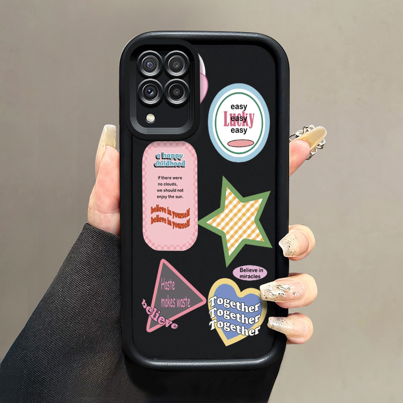 Casing Hp Samsung Galaxy A22 M22 Case Casing Softcase baru ponsel HP Kesing pelindung silikon pola l