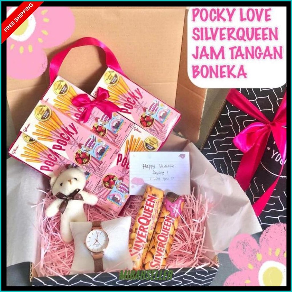 

Miffglow - Ready Stock Pocky Love Hampers Valentine Hampers Pocky Love Hampers Coklat Silverqueen Hampers Lebaran Hampers Ulang Tahun Kado Ulang Tahun Kado Aniversarry Hampers Aniv Kado Aniv Terlaris