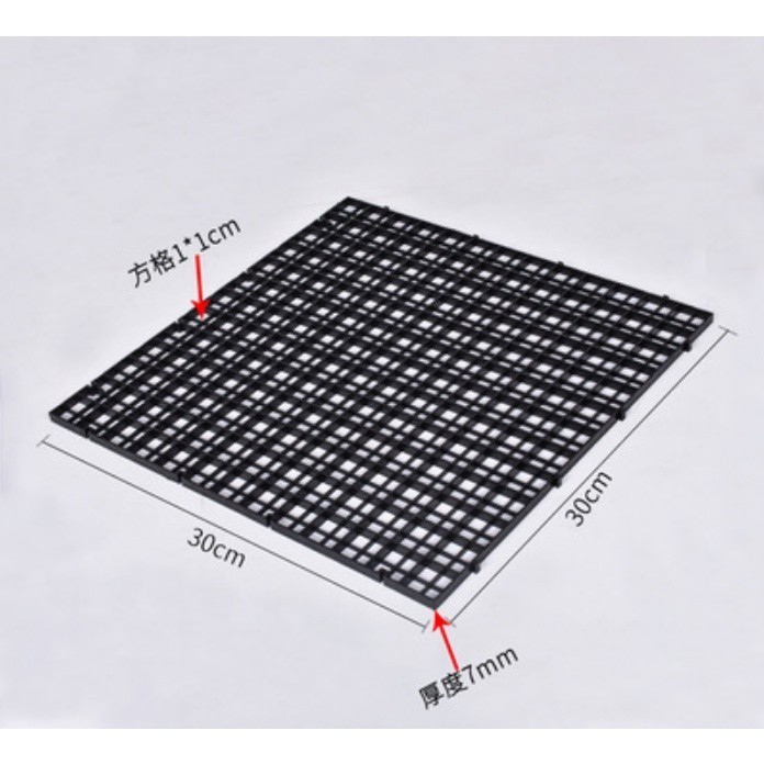 Bracket Sekat Aquarium 30x30 Cm Penutup Egg Crate Coral Frag Rack
