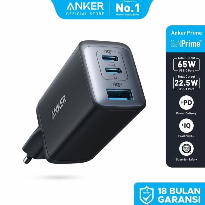 Wall Charger Anker Ganprime Nano Ii 65 Watt - A2667