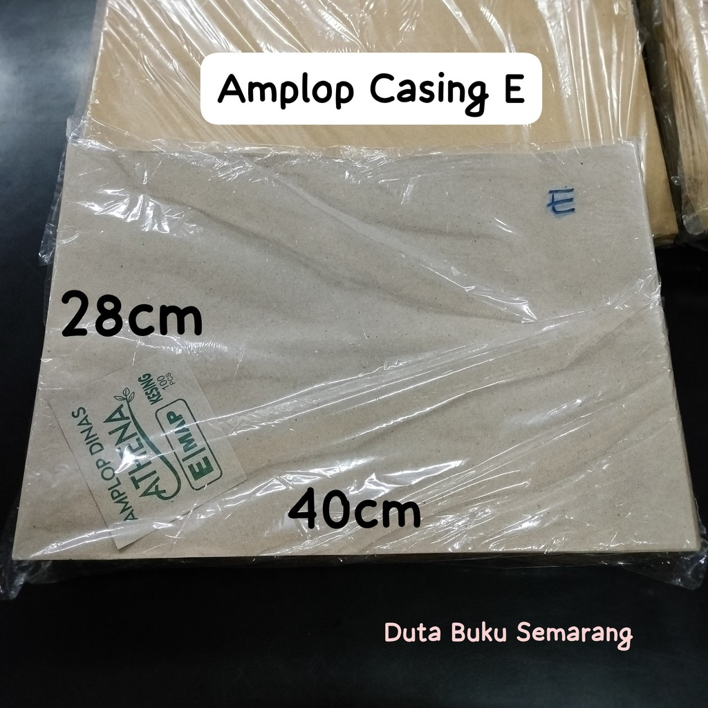 

Amplop Coklat 28x40 / Amplop Casing E 100 Lembar