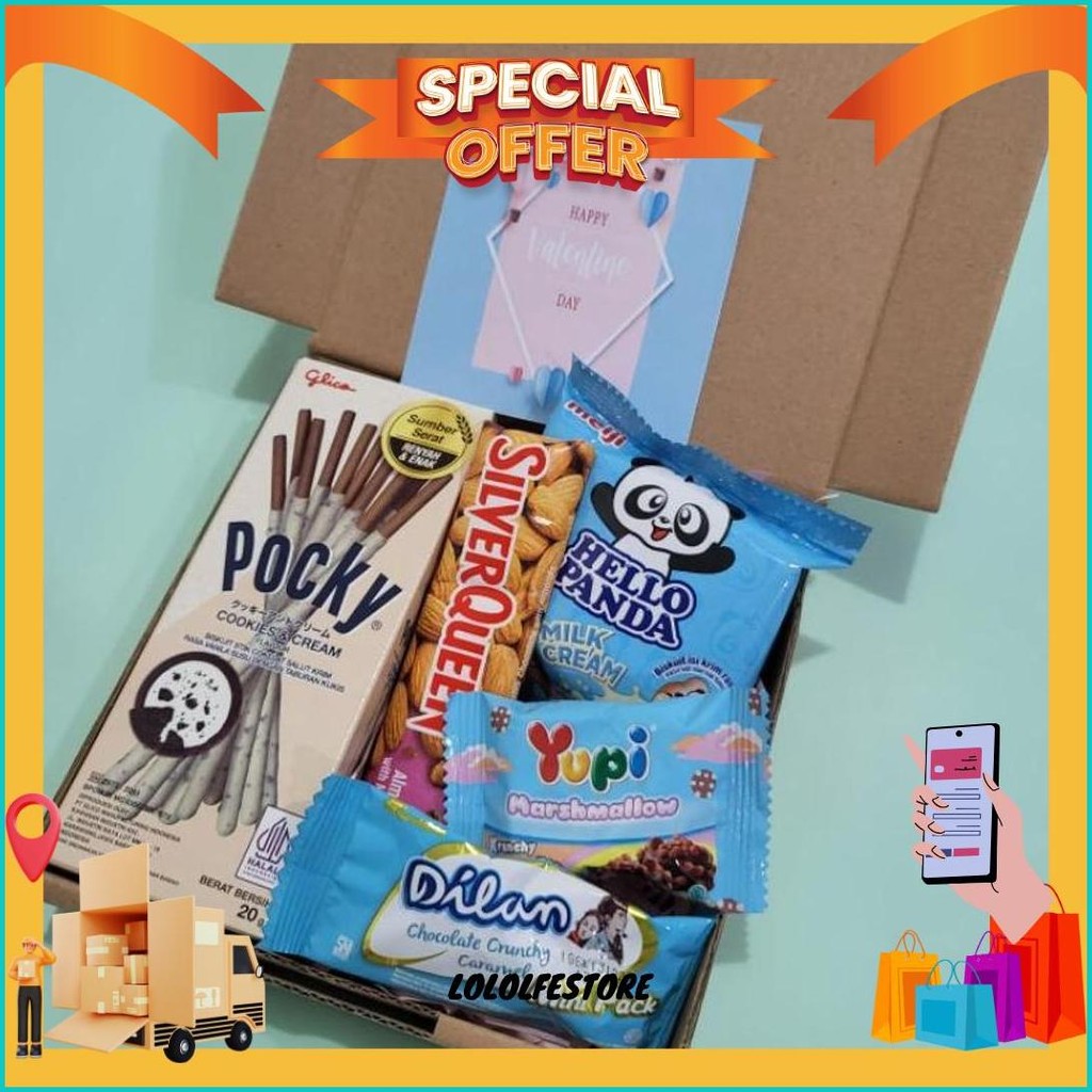 

Snack Box / Giftbox/ Kado: Sweet Siap Kirim