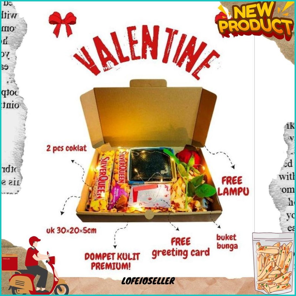 

(Bisa Cod) Hadiah Hari Valentine/Hampers Hari Valentine/Buket Valentine Coklat Bisa Cod