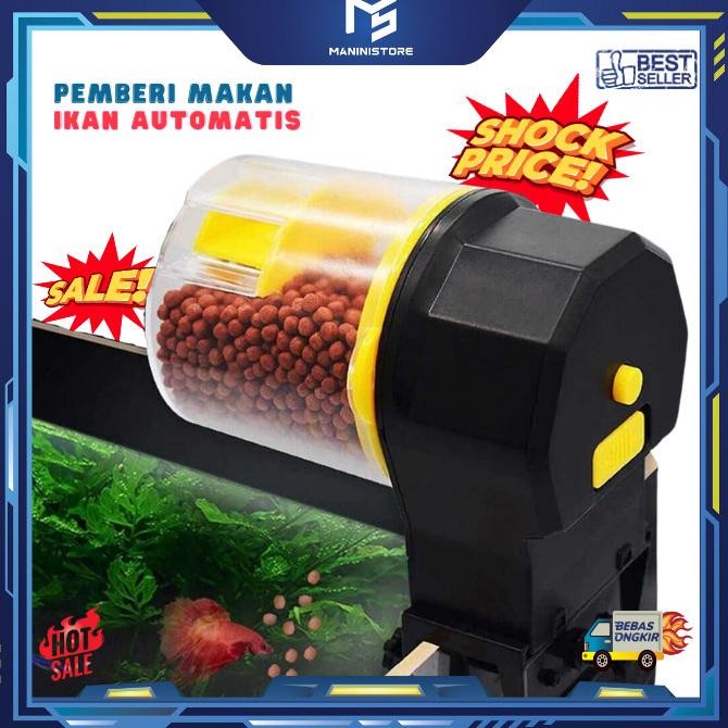 Pemberi Makan Pakan Ikan Otomatis Aquarium Timer Makanan Ikan