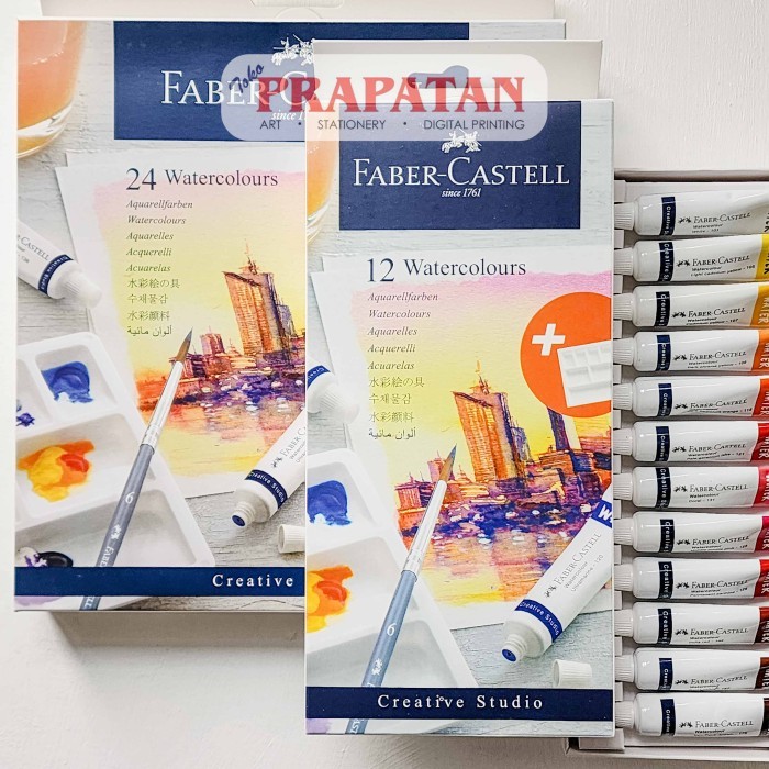 

Faber Castell Watercolor Set 9ml | Cat Air Set | Creative Studio