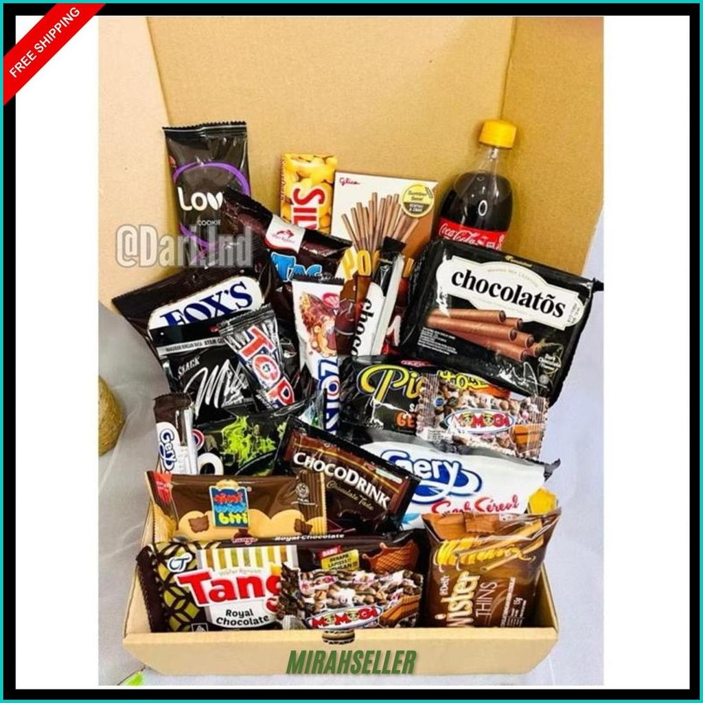 

Snack Box / Gift Box Snack / Hampers Snack / Kado Ulang Tahun / Gift Box Ulang Tahun / Gift Box Wisuda / Kado Wisuda Kado Ulang Tahun Hadiah Graduation Hadiah Birthday Kado Valentine Hadiah Anniversary Bisa Cod