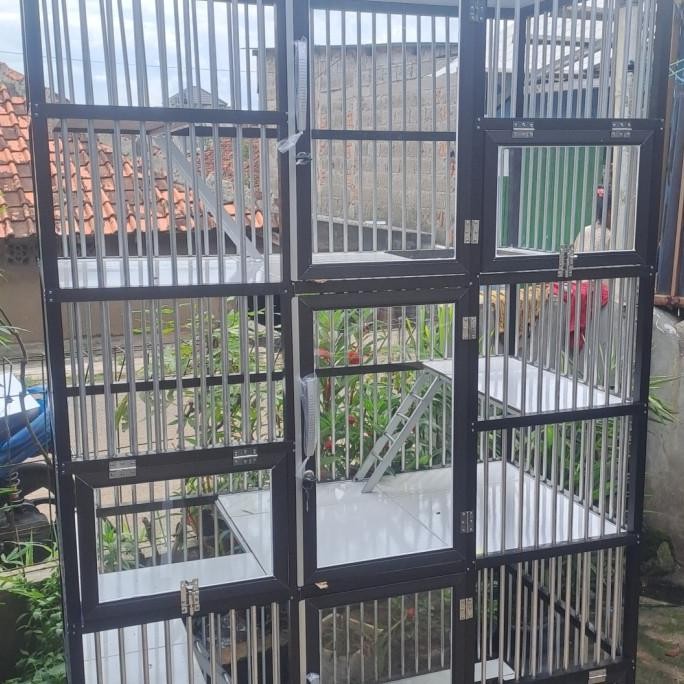 Kandang Kucing 3Tingkat Jumbo