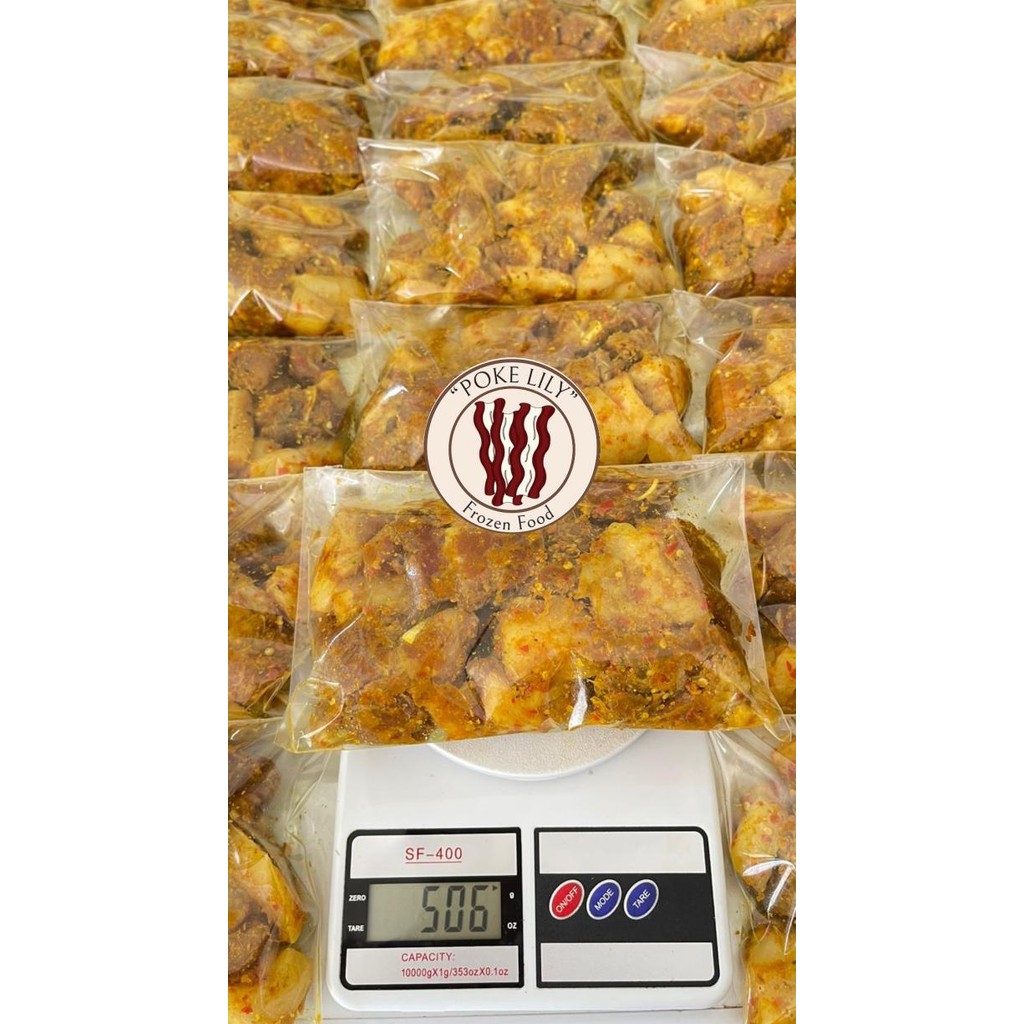 

BABI UNGKEP KUM BUMBU KUNING KHAS BALI 500 GR FROZEN FOOD MAKANAN BEKU