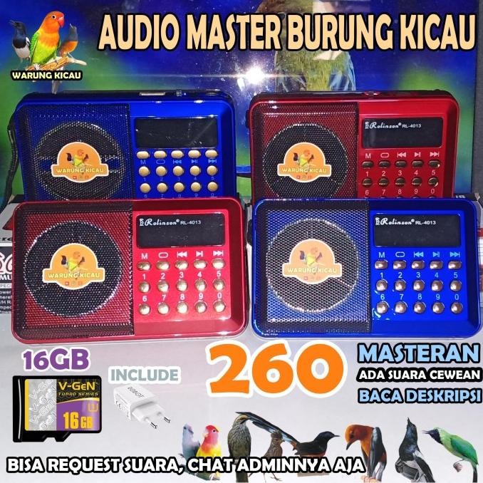 Masteran Burung Digital Full Player Kicau Cililin Tengkek Buto Murah