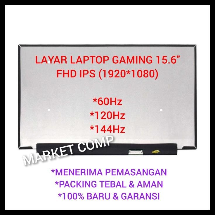 terbaru  layar led lcd laptop lenovo ideapad gaming 3 3i 15 (15) 3-15 3i-15 imh05 15arh05 15ach6 15i