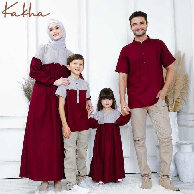 Kakha - Raya Series (Plum) - Sarimbit Keluarga Muslim