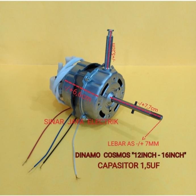 Dinamo/Mesin Kipas Angin Cosmos 12"-16"
