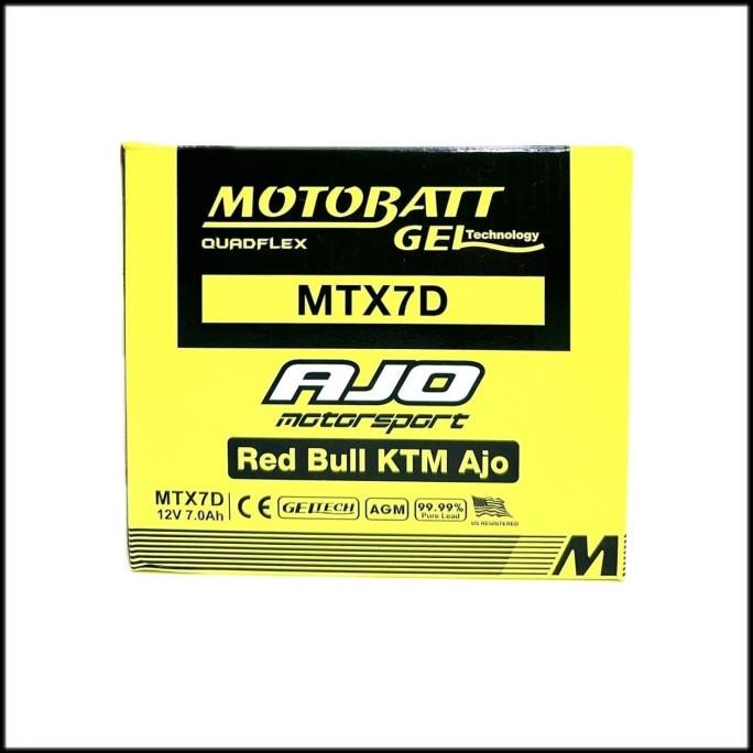 Aki Motor Honda Tiger 2000 Motobatt Mtx7D Aki Kering