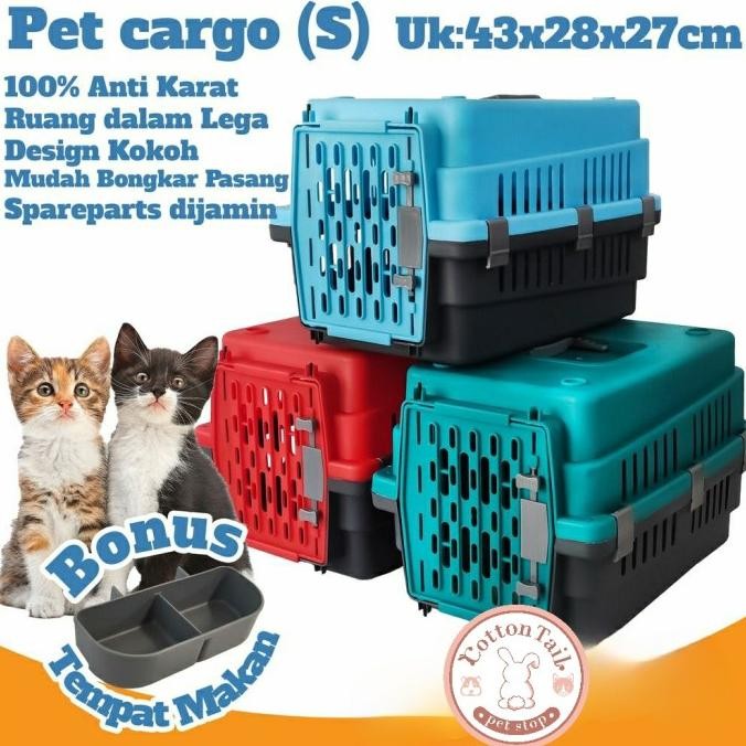 Pet Cargo Carier Voyager (S) / Pet Cargo Kucing, Kelinci, Anjing