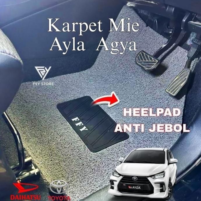 Karpet Mobil Mie Bihun Ayla/Agya 2 Baris