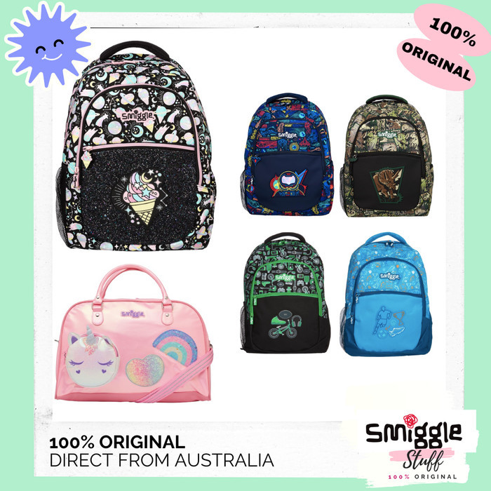 Original SMIGGLE New Classic Access Backpack - Tas Ransel Anak SD SMP