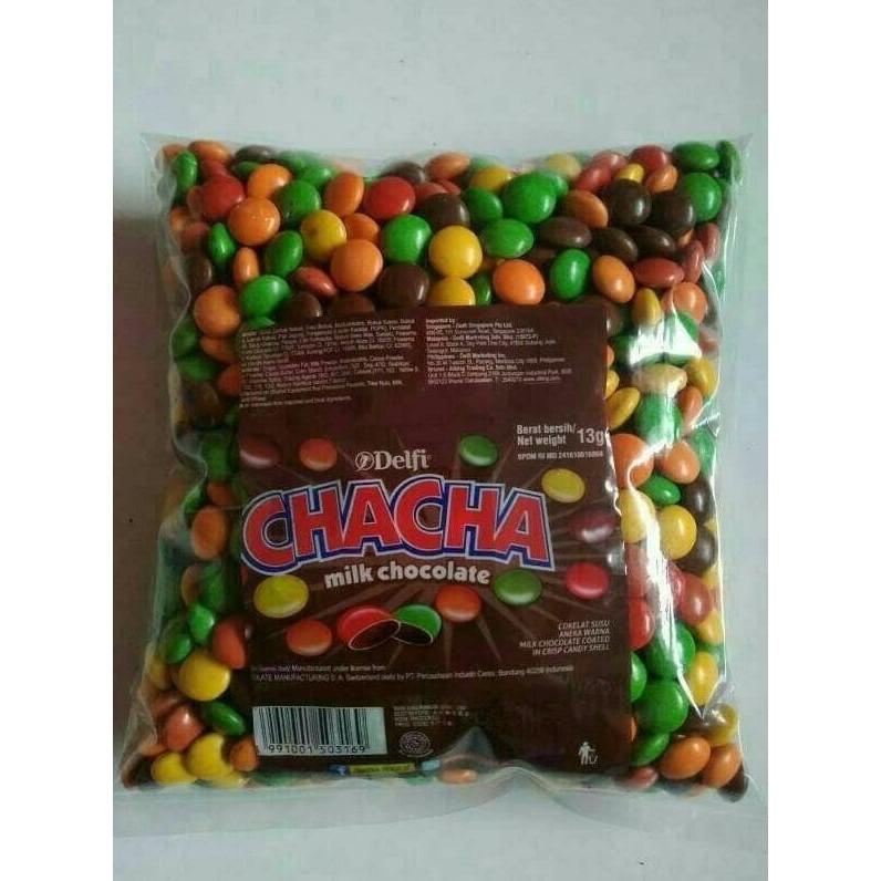 

Coklat Delfi Chacha Kiloan / Chacha Peanut / Milk / Coklat Kacang TMS