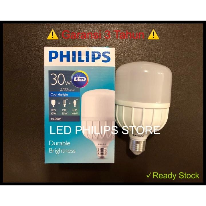 Promo Lampu Led Philips 30W 30Watt 30 W 30 Watt Putih (Pengganti 33W 33Watt) Good Quality