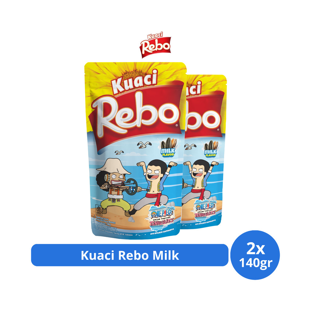 

Kuaci Rebo Milk 140gr x 2 pcs