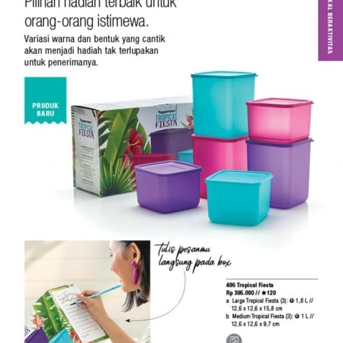 tupperware tropical fiesta set