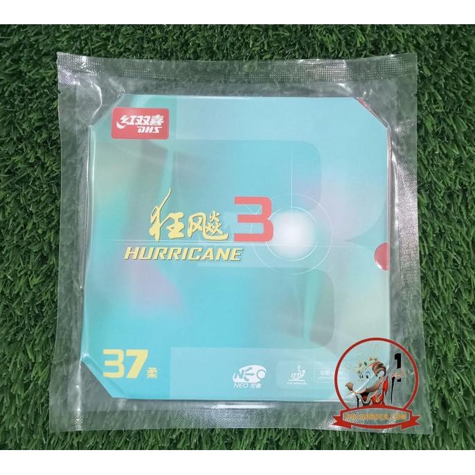DHS Hurricane 3 Neo Commercial - Karet Rubber Bet Pingpong Tenis Meja