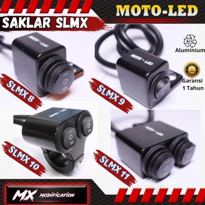 Saklar Tombol On Off Lampu Tembak Motor Universal Slmx8