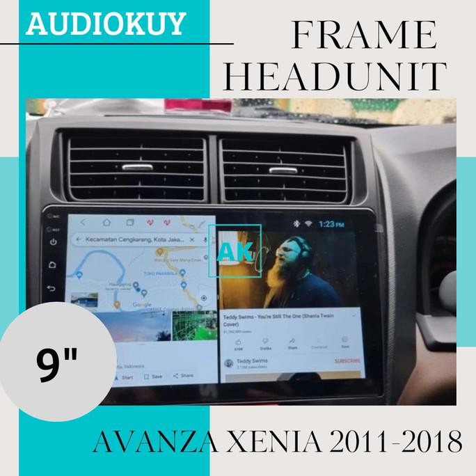 Promo Frame HeadUnit Avanza / Xenia Android 9 inch / Frame Android Avanza COD