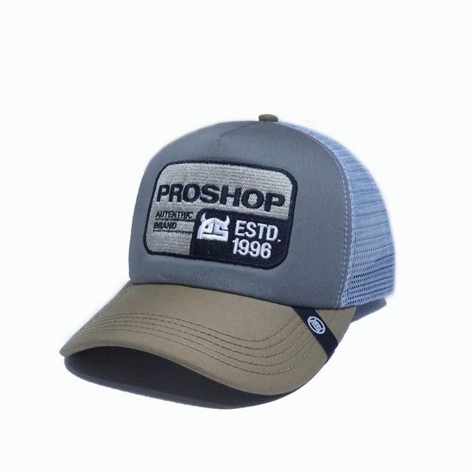 Topi Pria Original PROSHOP Trucker Hat Tan Grey