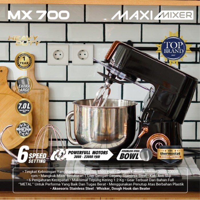 Mitochiba Standing Mixer 7 Liter - Mx700 #Gratisongkir #Sale #Discount