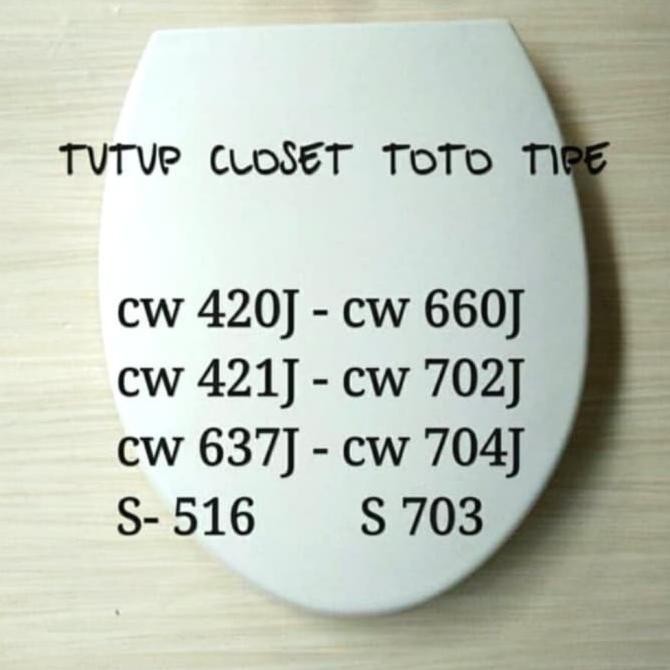 Cover Closet Duduk / Tutup Closet Toto