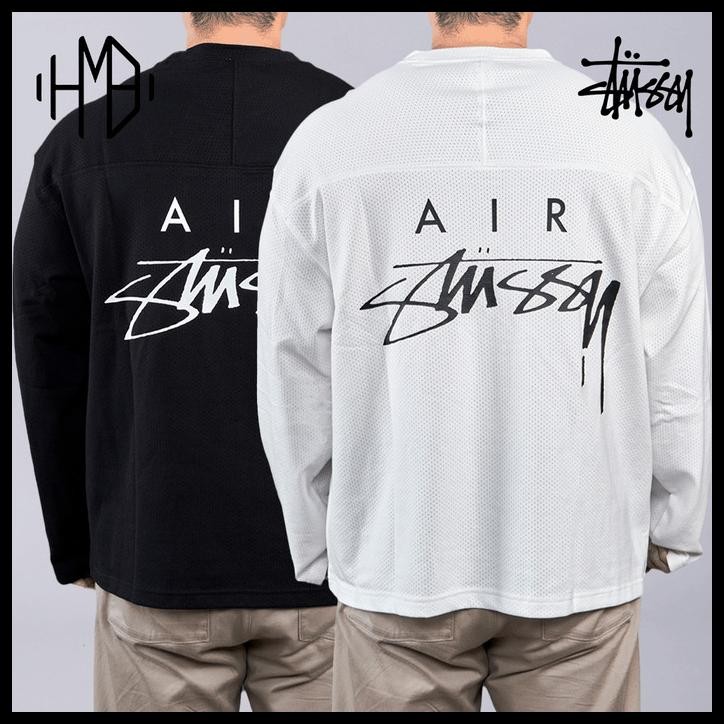 Nike X Stussy Long Sleeve Mesh Jersey 100% Authentic Best Seller